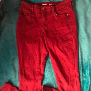 Red Skinny Jeans